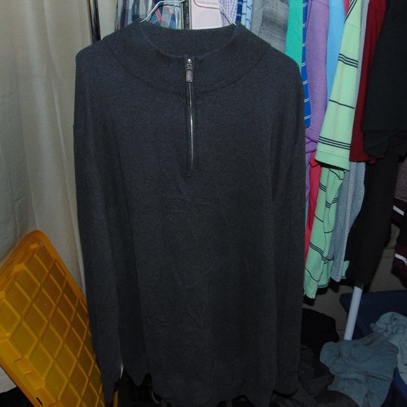 Quarter Zip Foundry 5XL Sweater   ((B1)) - Picture 1 of 2